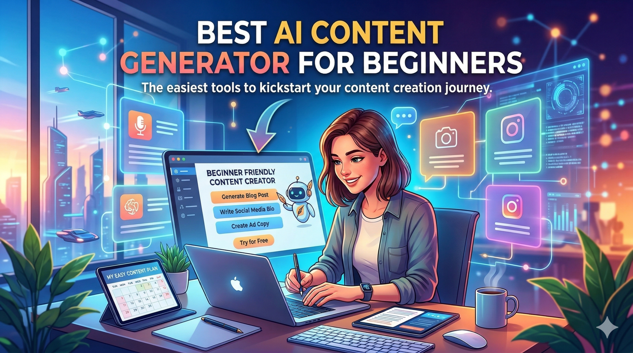 Best AI Content Generator for Beginners (2026 Guide)