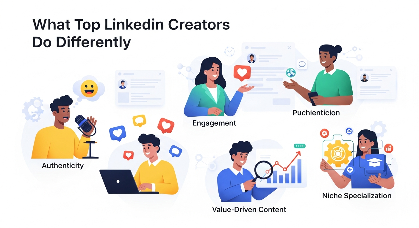What Top LinkedIn Creators Do Differently